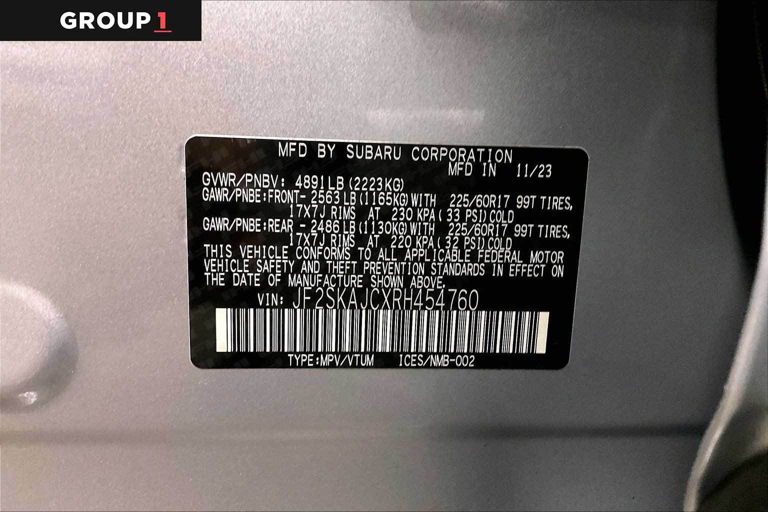 Certified 2024 Subaru Forester Wilderness AWD/4WD image 36