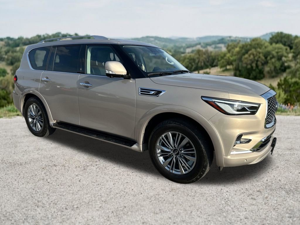 Used 2022 INFINITI QX80 Luxe w/ Cargo Package RWD image 1