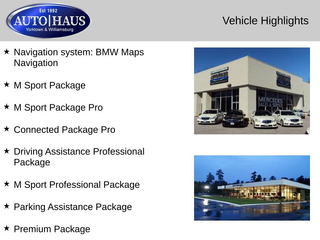 Used 2025 BMW X7 xDrive40i w/ M Sport Package AWD/4WD image 2