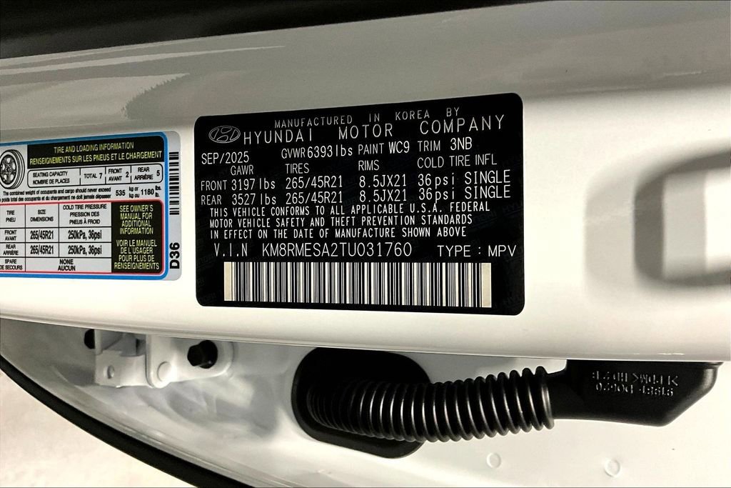 New 2026 Hyundai Palisade Calligraphy image 15