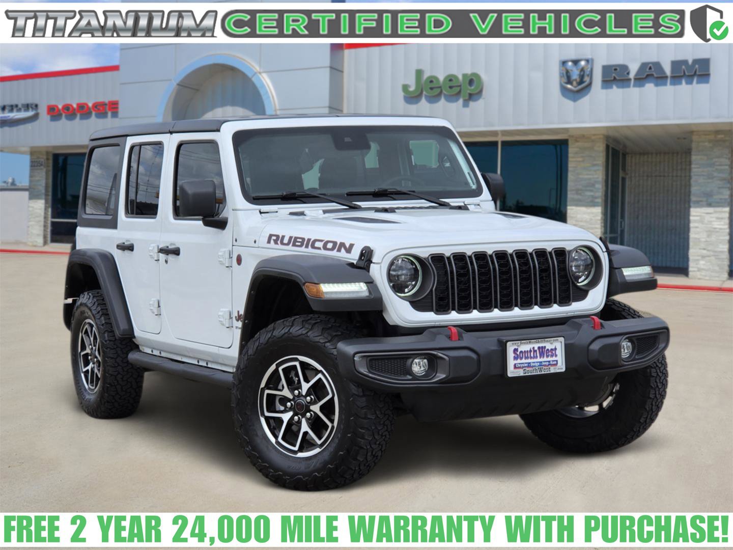 Used 2024 Jeep Wrangler Unlimited Rubicon w/ Convenience Group