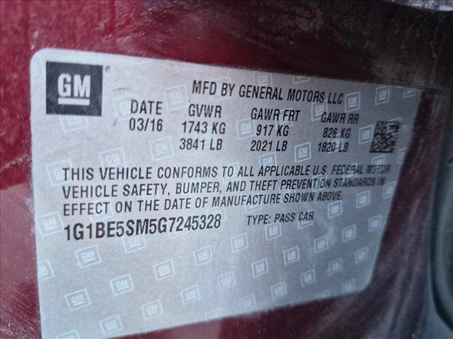 Used 2016 Chevrolet Cruze LT w/ Convenience Package FWD image 15