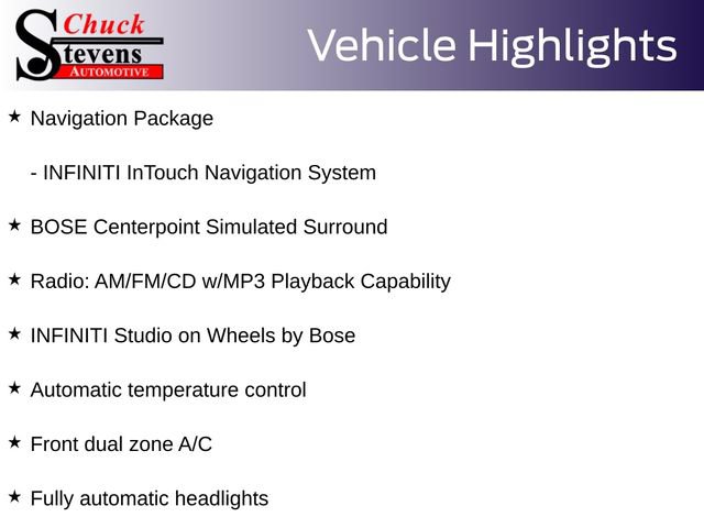 Used 2015 INFINITI Q50 Premium w/ Navigation Package RWD image 6