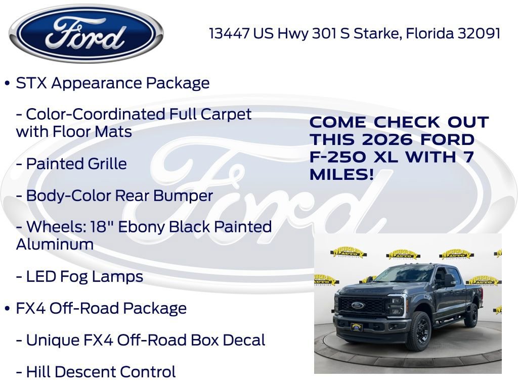 New 2026 Ford F250 XL w/ STX Appearance Package image 15