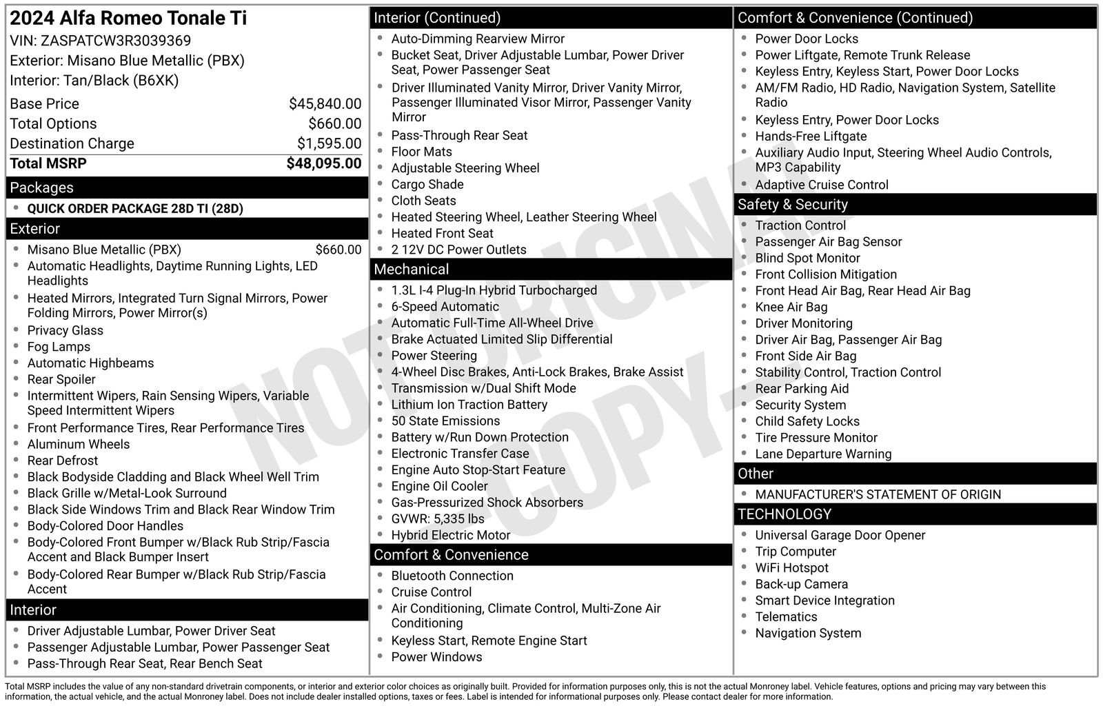 Used 2024 Alfa Romeo Tonale Ti image 22