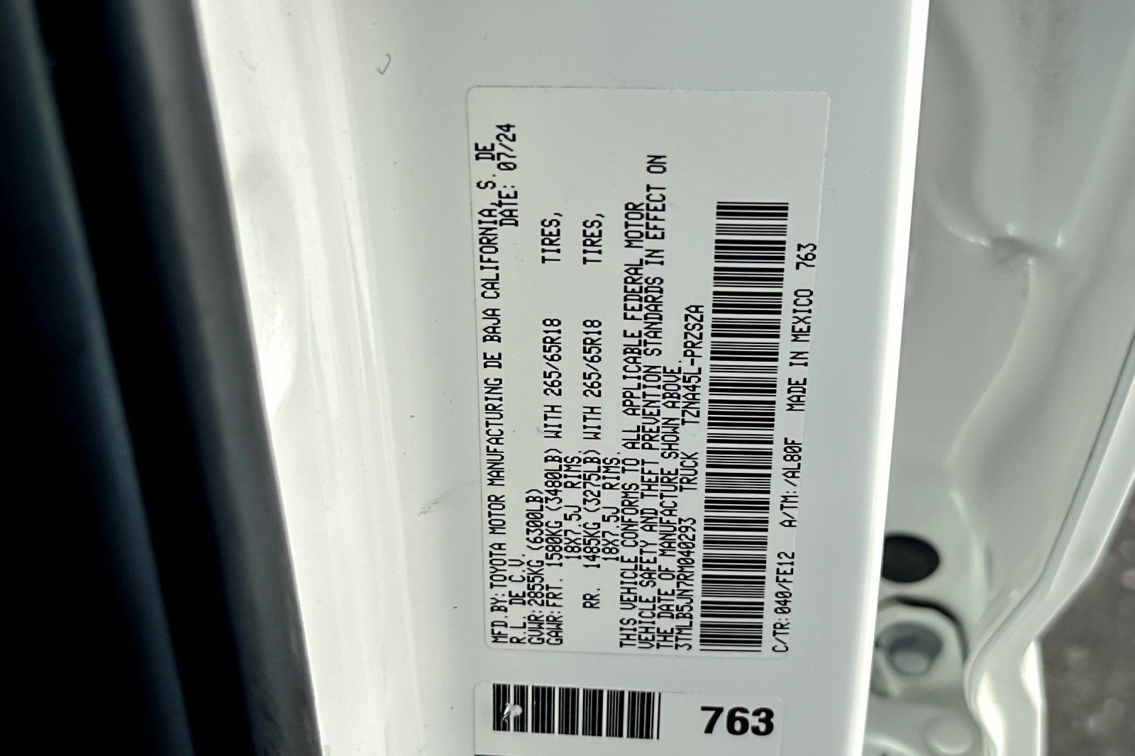 Certified 2024 Toyota Tacoma TRD Sport AWD/4WD image 26