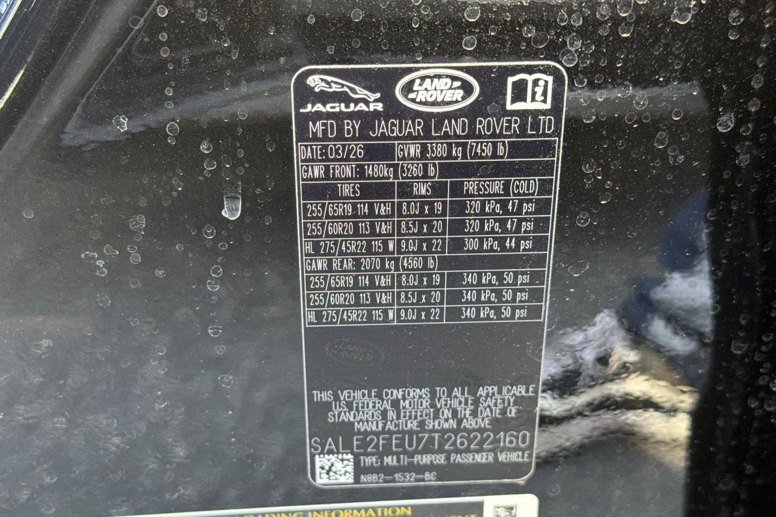 New 2026 Land Rover Defender 130 X-Dynamic SE AWD/4WD image 20