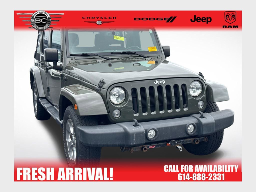 Used 2015 Jeep Wrangler Unlimited Sahara w/ Connectivity Group AWD/4WD image 1
