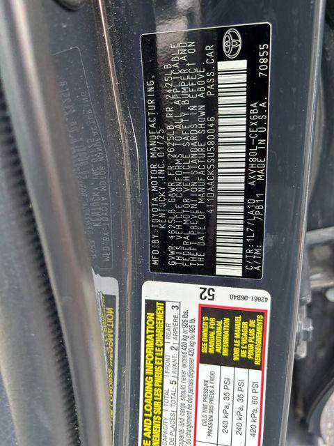 Certified 2025 Toyota Camry XLE FWD image 17