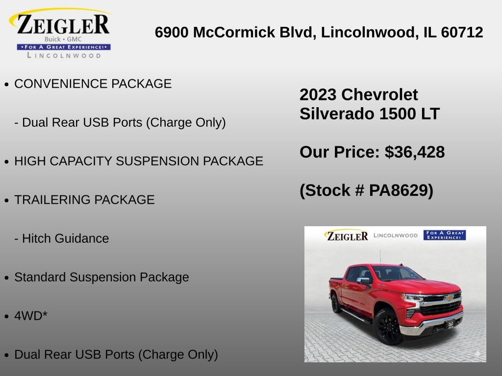 Used 2023 Chevrolet Silverado 1500 LT AWD/4WD image 12