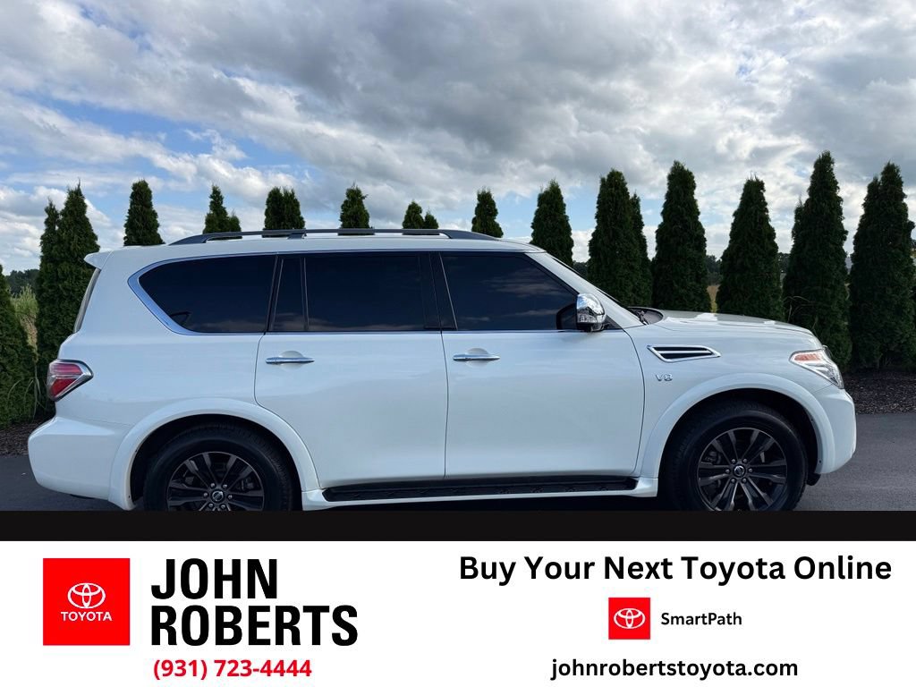 Used 2019 Nissan Armada Platinum w/ Captain's Chairs Package RWD image 1