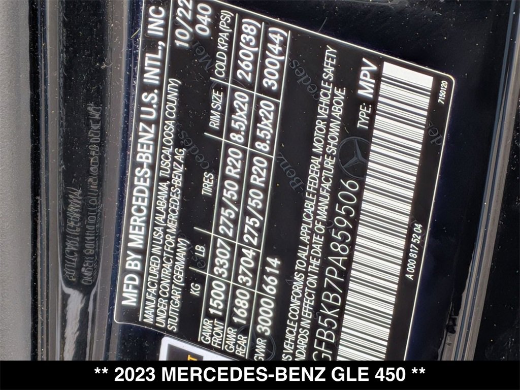 Certified 2023 Mercedes-Benz GLE 450 4MATIC image 31