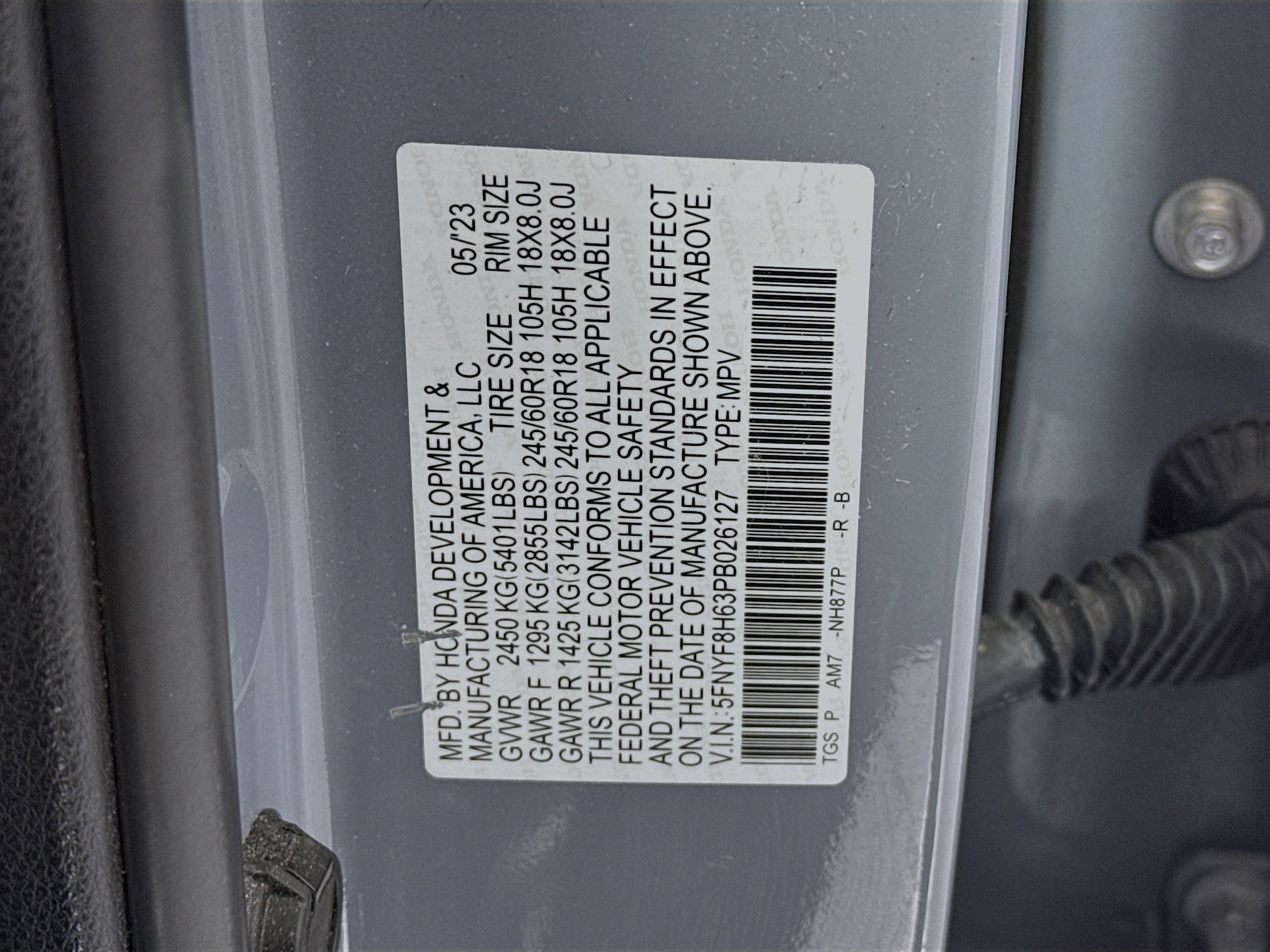 Certified 2023 Honda Passport TrailSport image 33