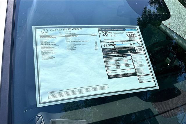 New 2026 Mercedes-Benz GLA 250 4MATIC image 16