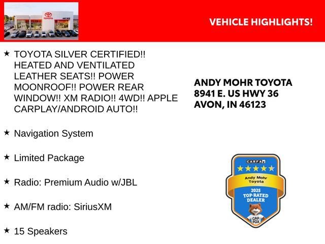 Certified 2022 Toyota 4Runner Limited AWD/4WD image 2