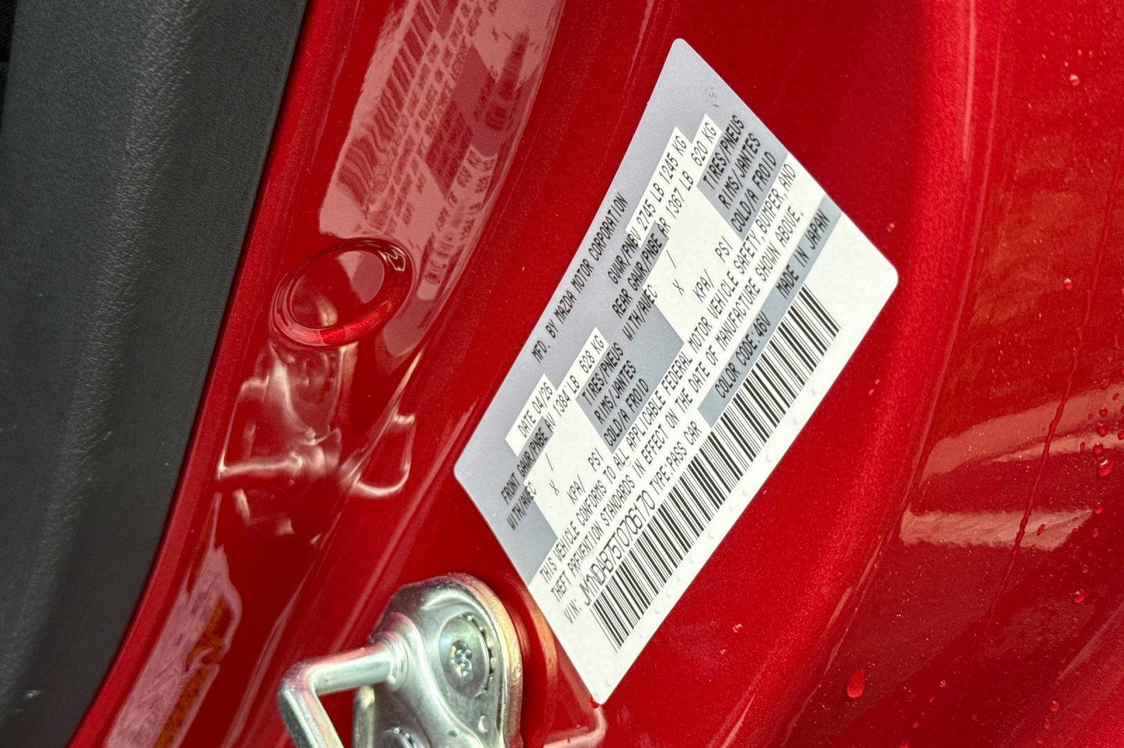 New 2026 MAZDA MX-5 Miata Sport w/ Weather Package RWD image 20