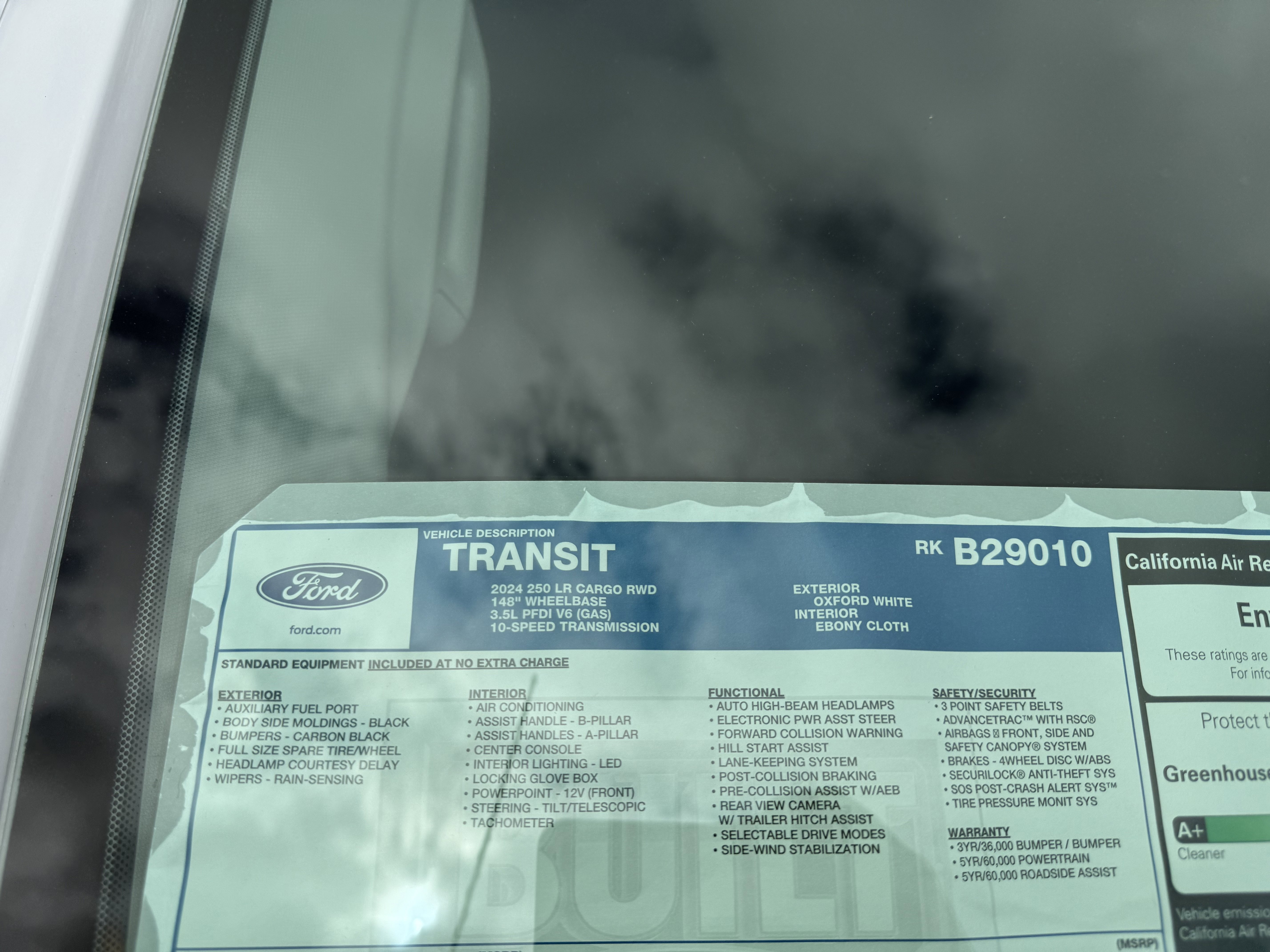 New 2024 Ford Transit 250 XL RWD image 12
