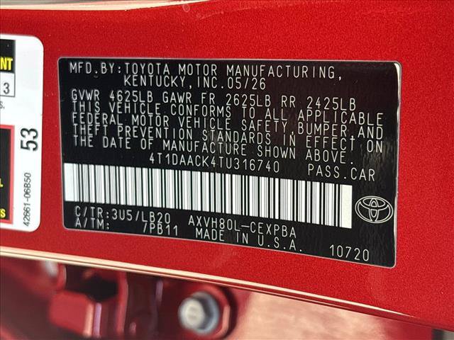New 2026 Toyota Camry XSE w/ Premium Plus Package FWD image 20