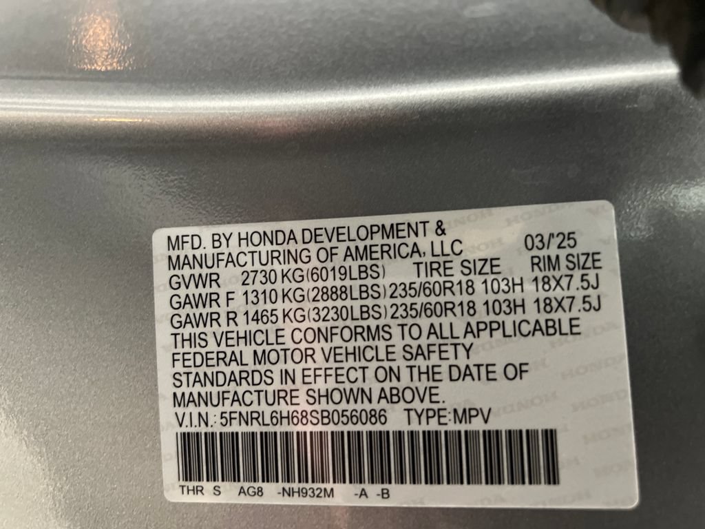 Used 2025 Honda Odyssey EX-L image 90