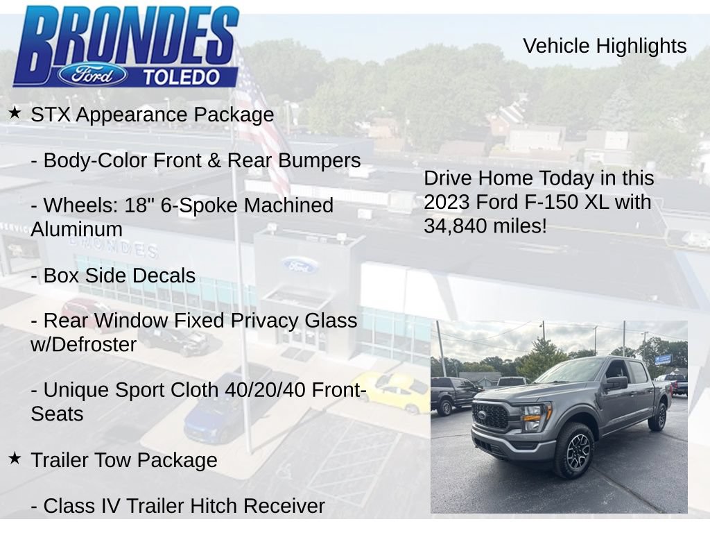 Used 2023 Ford F150 XL w/ STX Appearance Package AWD/4WD image 12