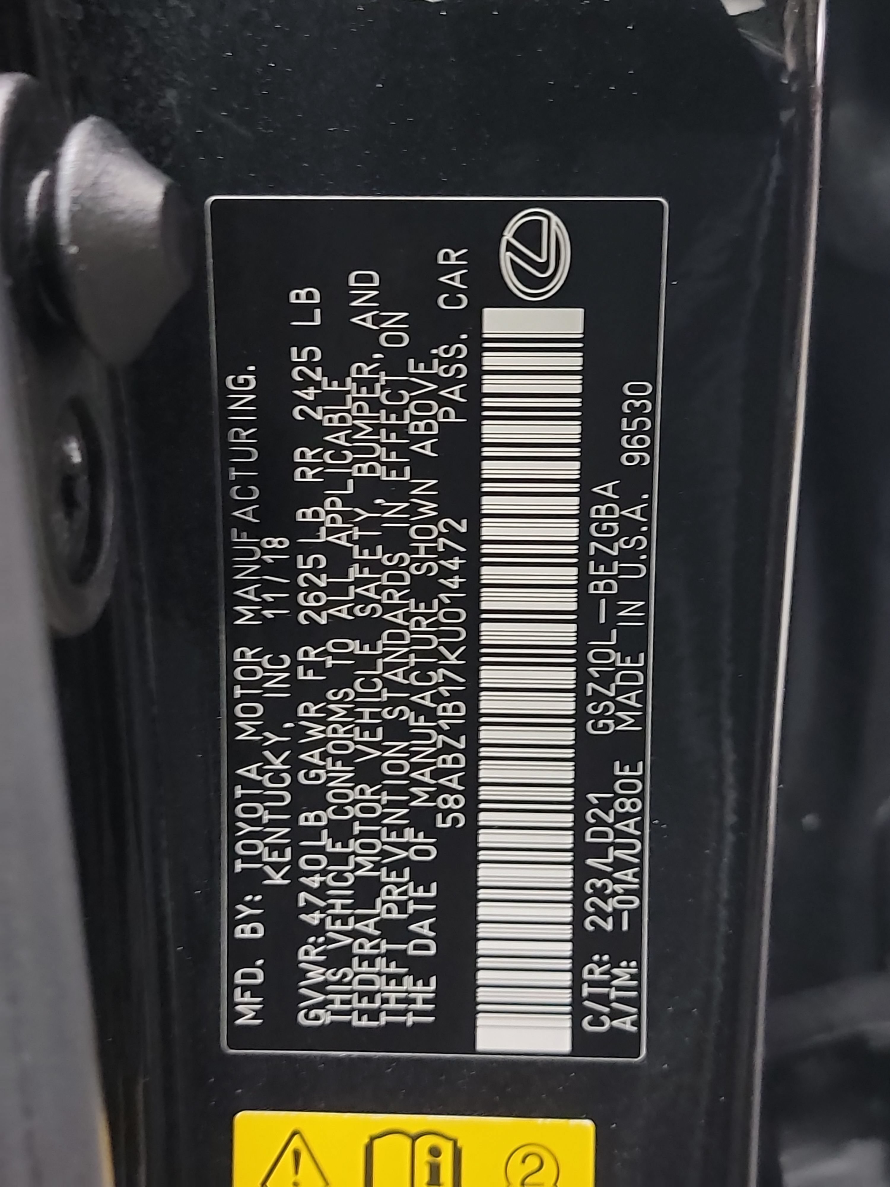 Used 2019 Lexus ES 350 w/ Premium Package FWD image 33
