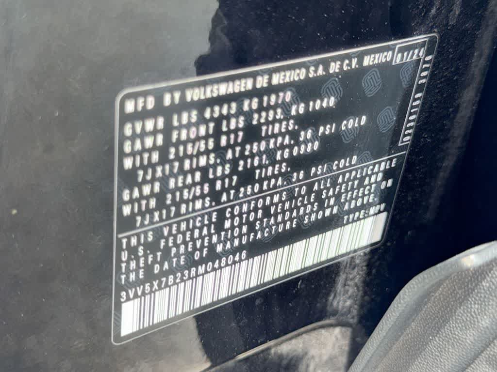 Certified 2024 Volkswagen Taos S FWD image 29
