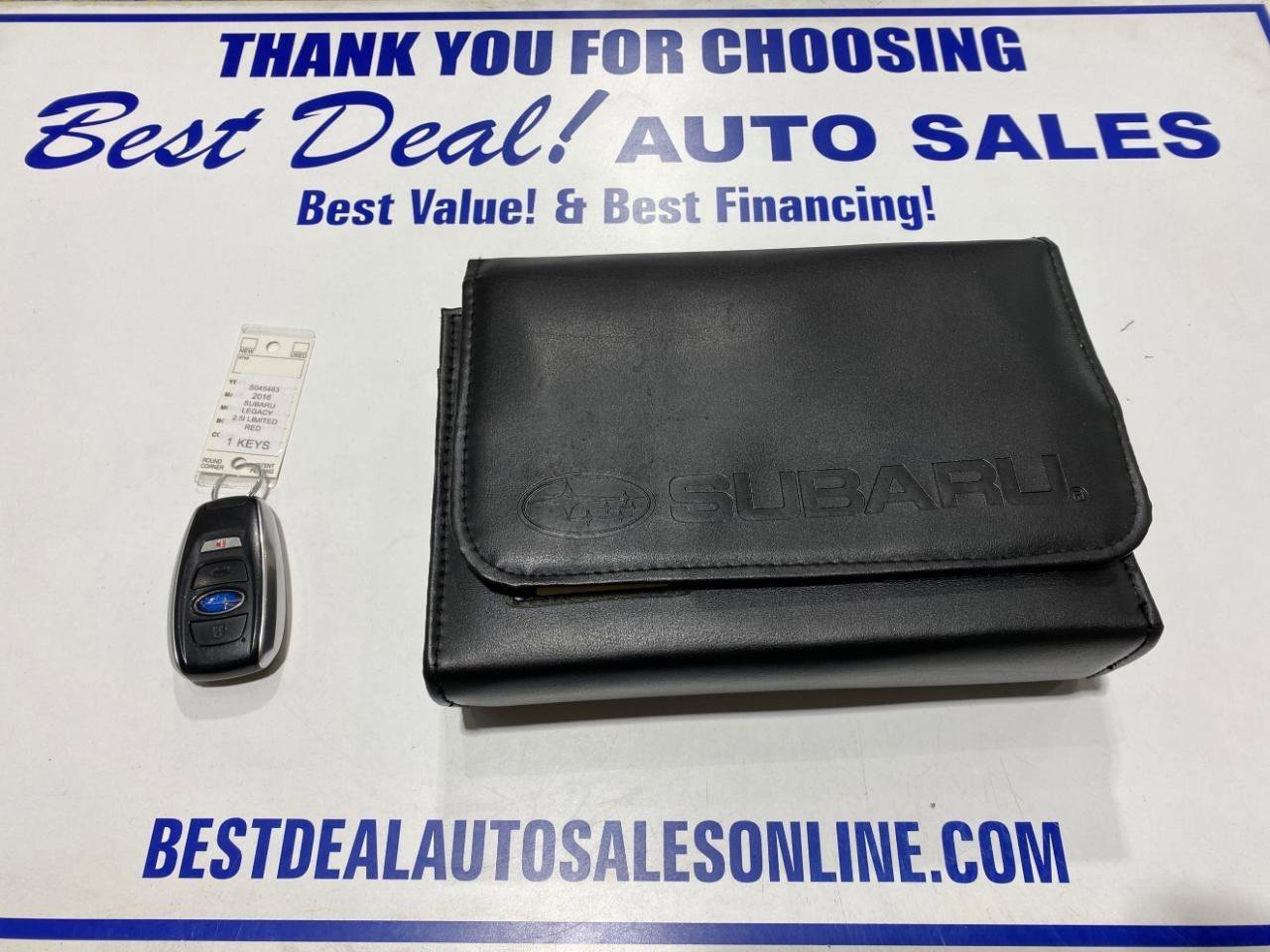 Used 2016 Subaru Legacy 2.5i Limited AWD/4WD image 26