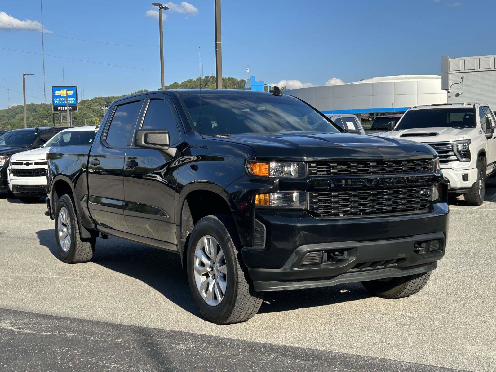 Used 2021 Chevrolet Silverado 1500 Custom w/ LPO, Dark Essentials Package