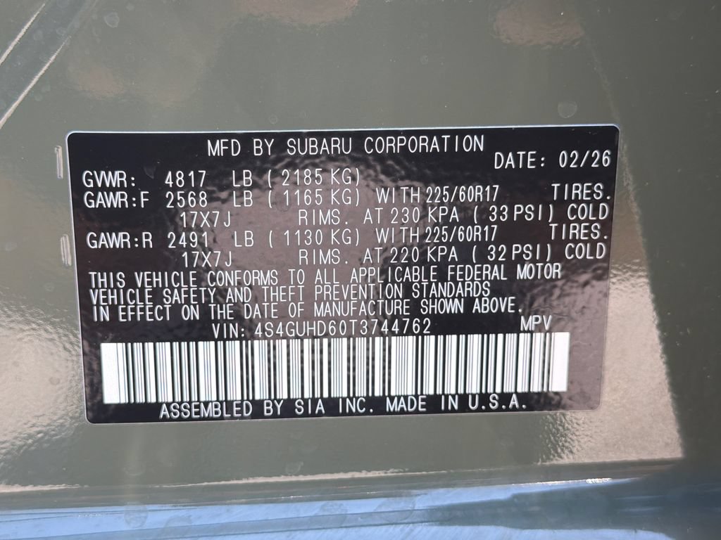 Certified 2026 Subaru Crosstrek 2.0i Premium AWD/4WD image 30
