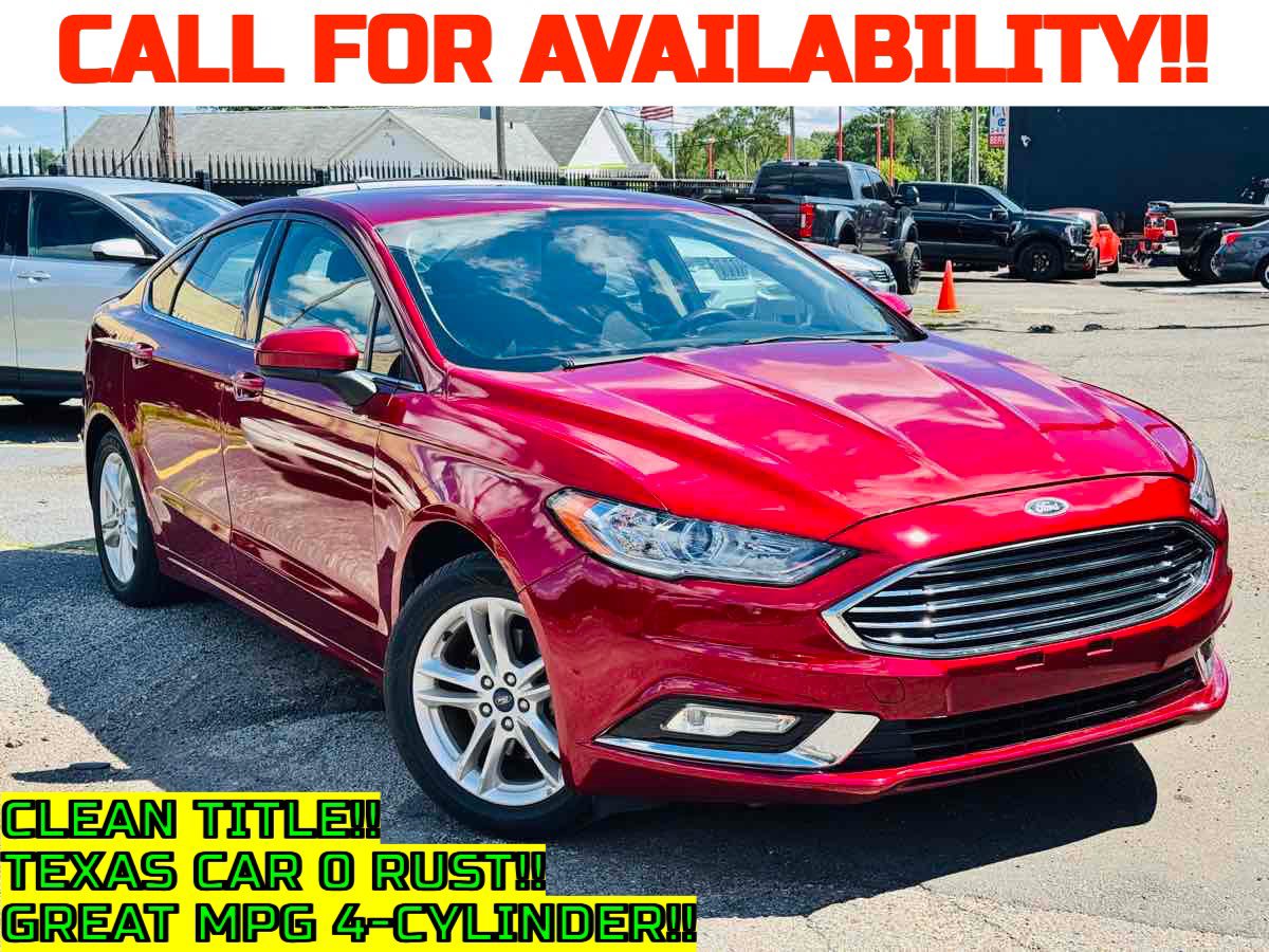 Used 2018 Ford Fusion SE w/ Fusion SE Technology Package FWD image 1