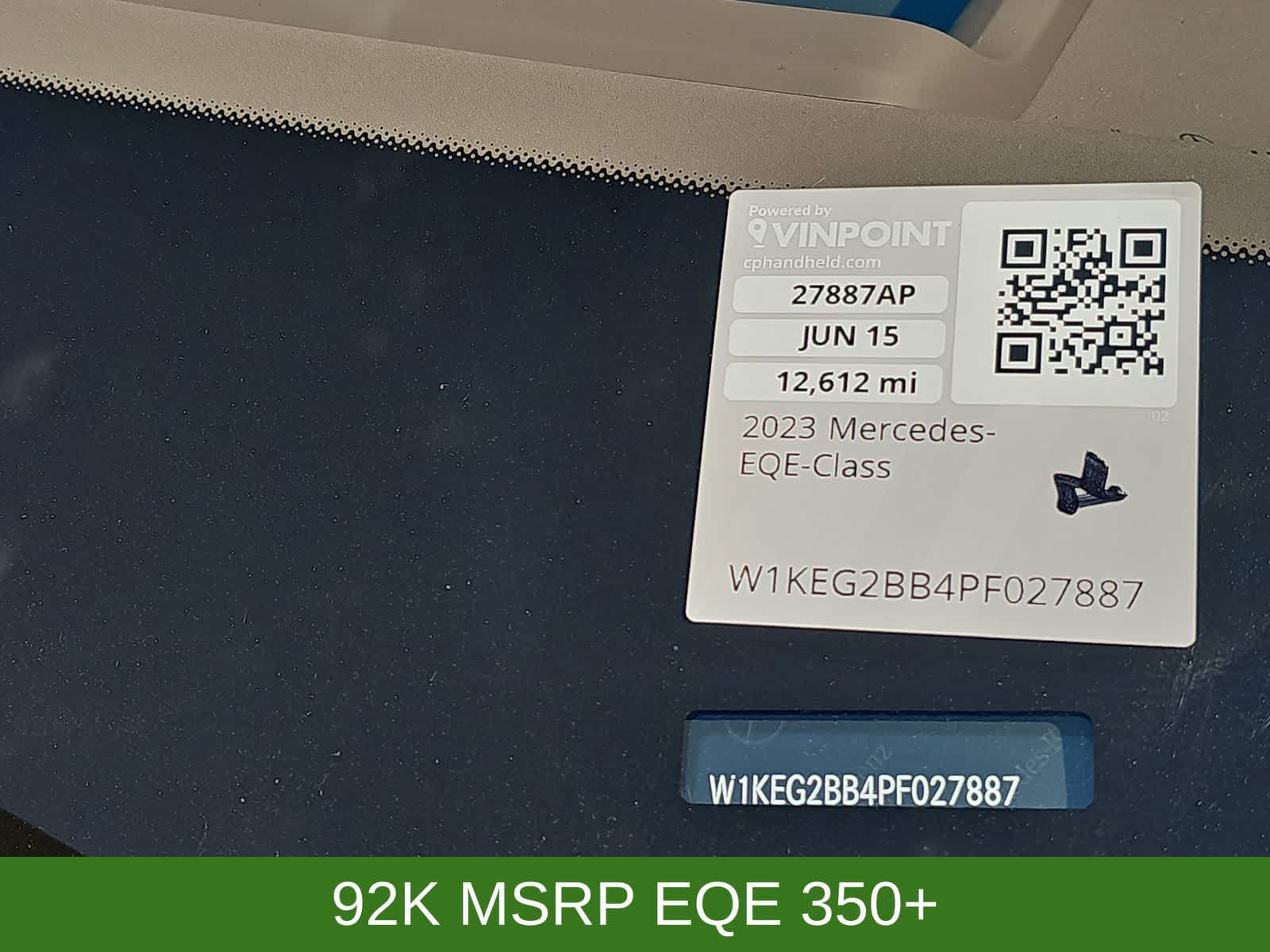 Used 2023 Mercedes-Benz EQE 350+ Sedan image 24