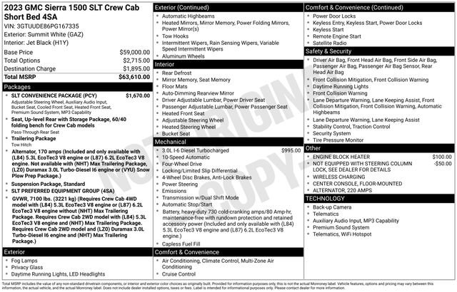 Used 2023 GMC Sierra 1500 SLT w/ SLT Convenience Package image 7