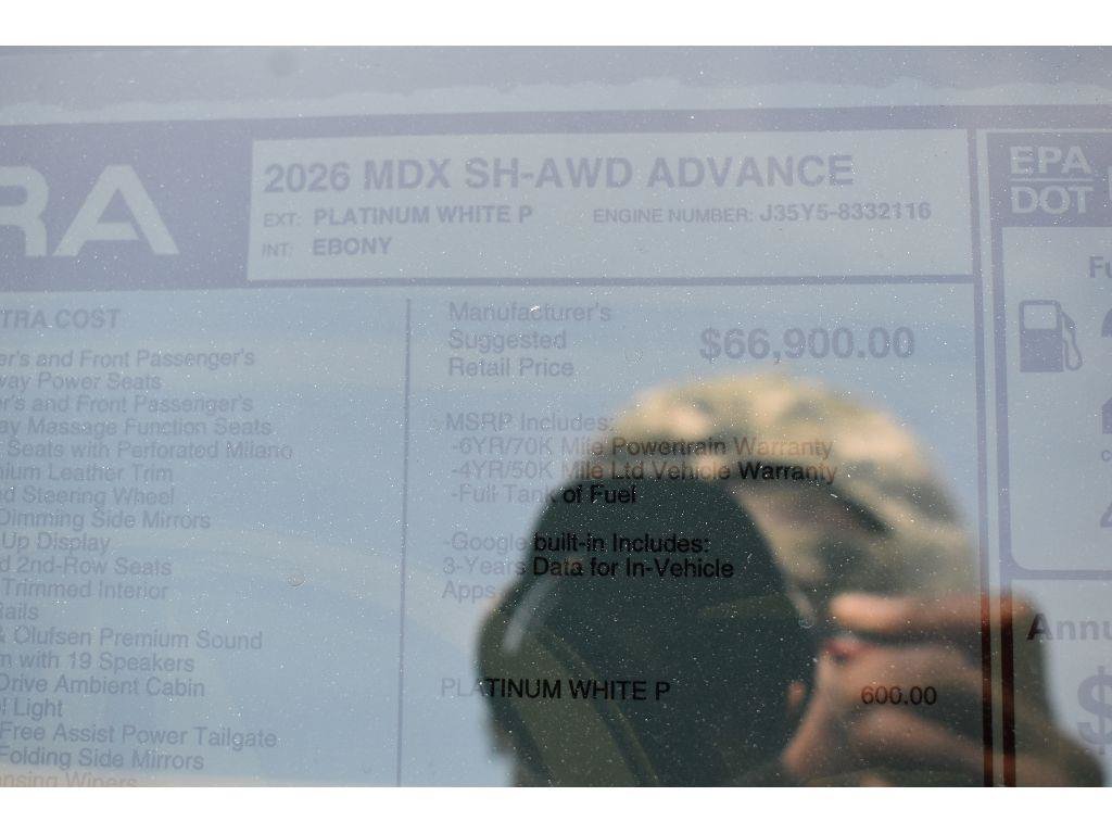 New 2026 Acura MDX w/ Advance Package AWD/4WD image 40