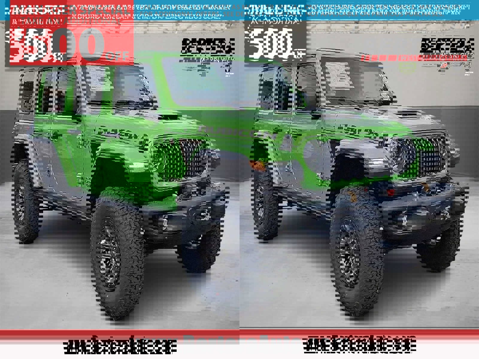 New 2025 Jeep Wrangler Unlimited Rubicon 392