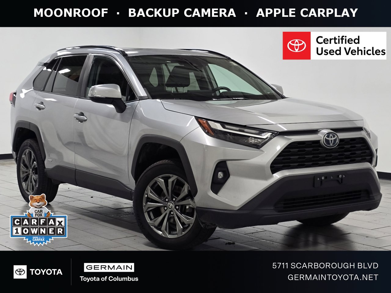 Certified 2022 Toyota RAV4 XLE Premium AWD/4WD image 1