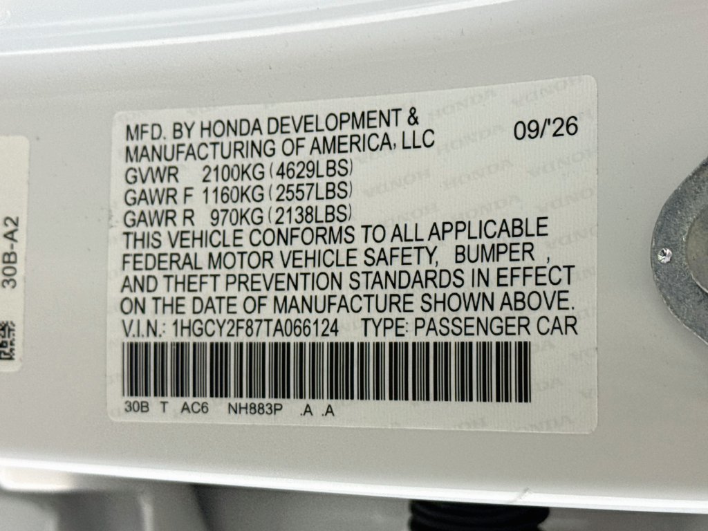 New 2026 Honda Accord Touring image 33