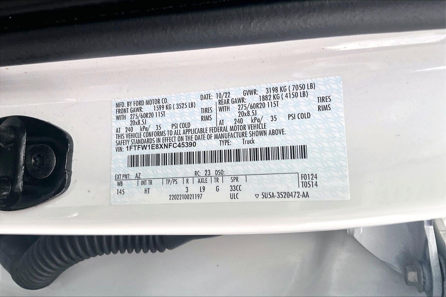 Used 2022 Ford F150 Lariat w/ Max Trailer Tow Package image 27