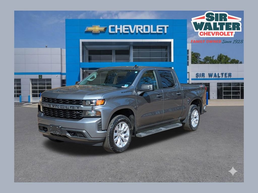 Used 2021 Chevrolet Silverado 1500 Custom w/ LPO, Dark Essentials Package