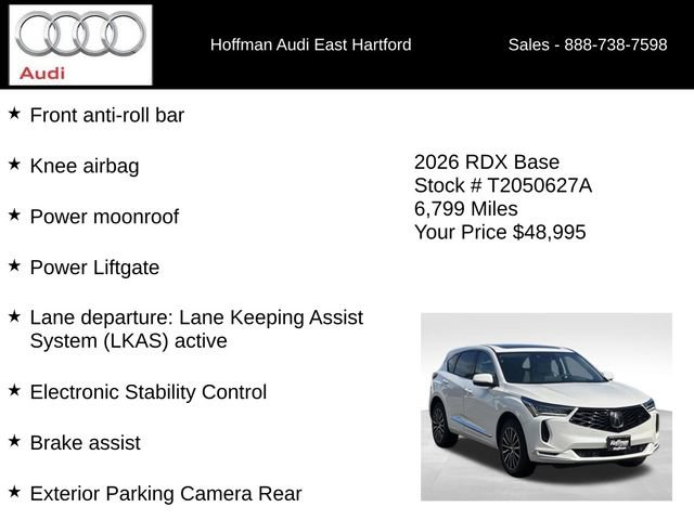 Used 2026 Acura RDX w/ Advance Package AWD/4WD image 30
