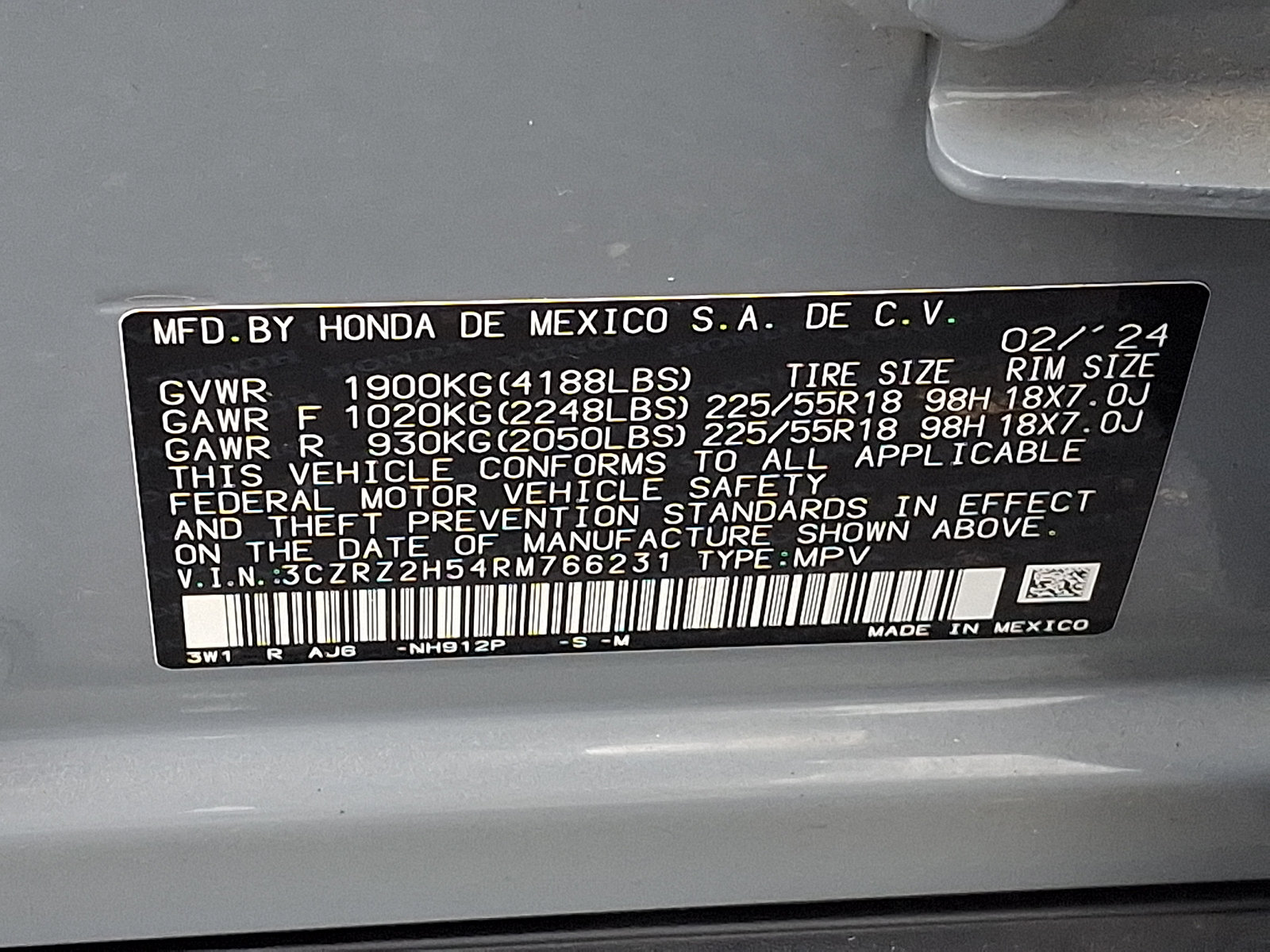 Used 2024 Honda HR-V Sport image 28