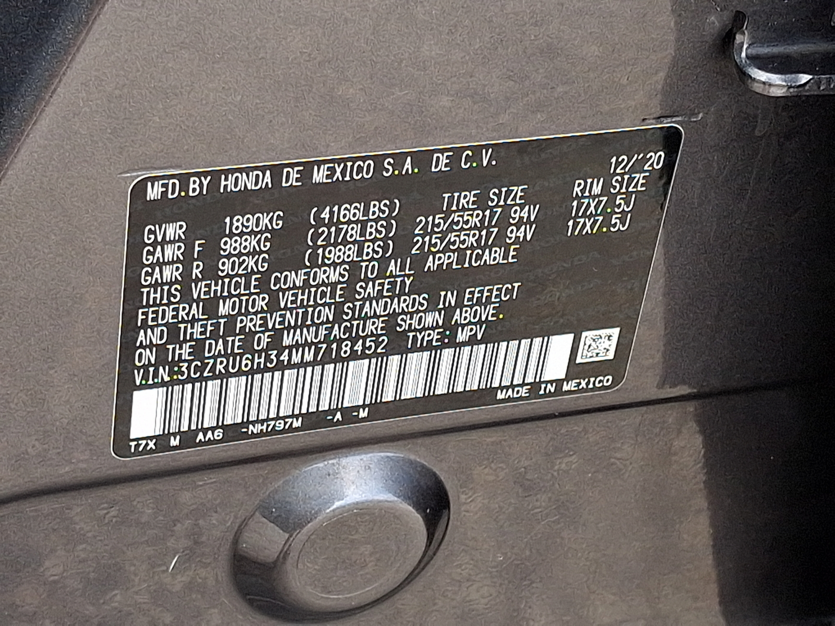 Used 2021 Honda HR-V LX image 26