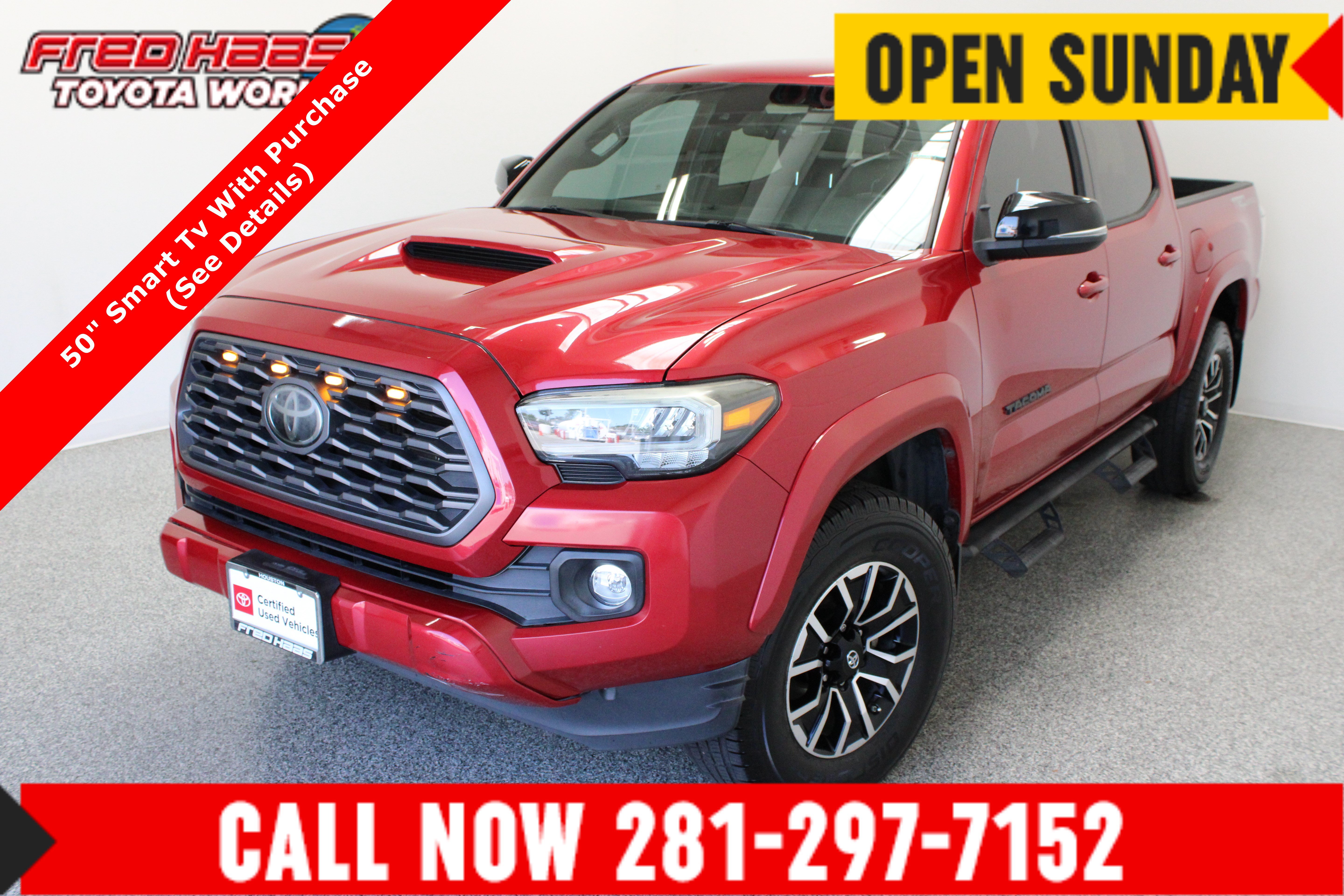 Certified 2020 Toyota Tacoma TRD Sport w/ Technology Package RWD image 1