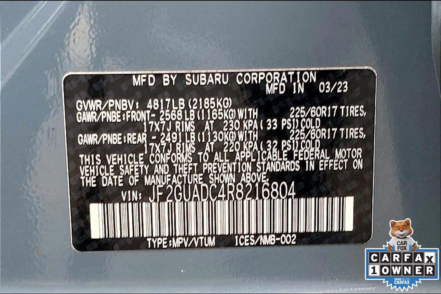 Certified 2024 Subaru Crosstrek 2.0i Premium AWD/4WD image 33