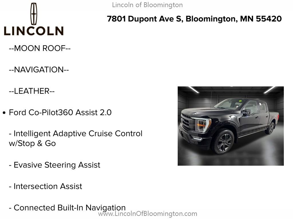 Used 2023 Ford F150 Lariat w/ Equipment Group 502A High image 5