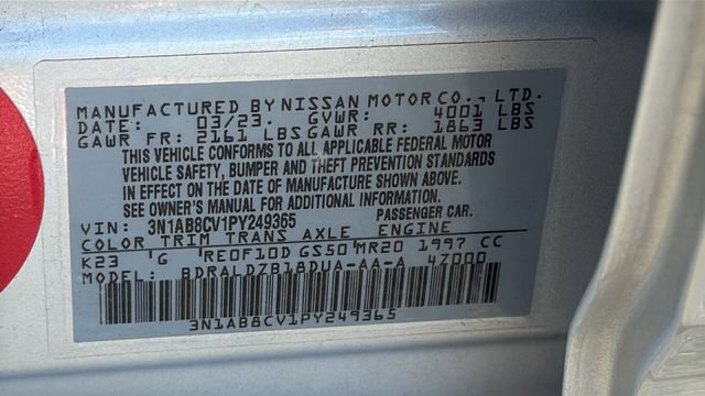 Certified 2023 Nissan Sentra SV FWD image 30
