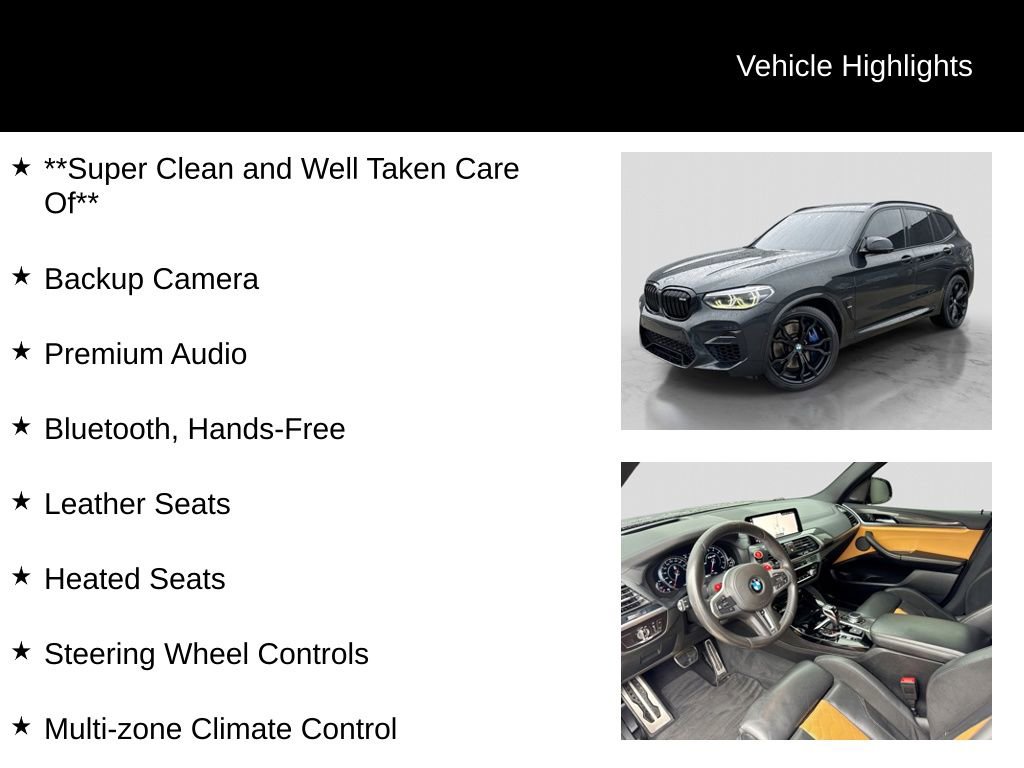 Used 2020 BMW X3 M w/ Executive Package image 6