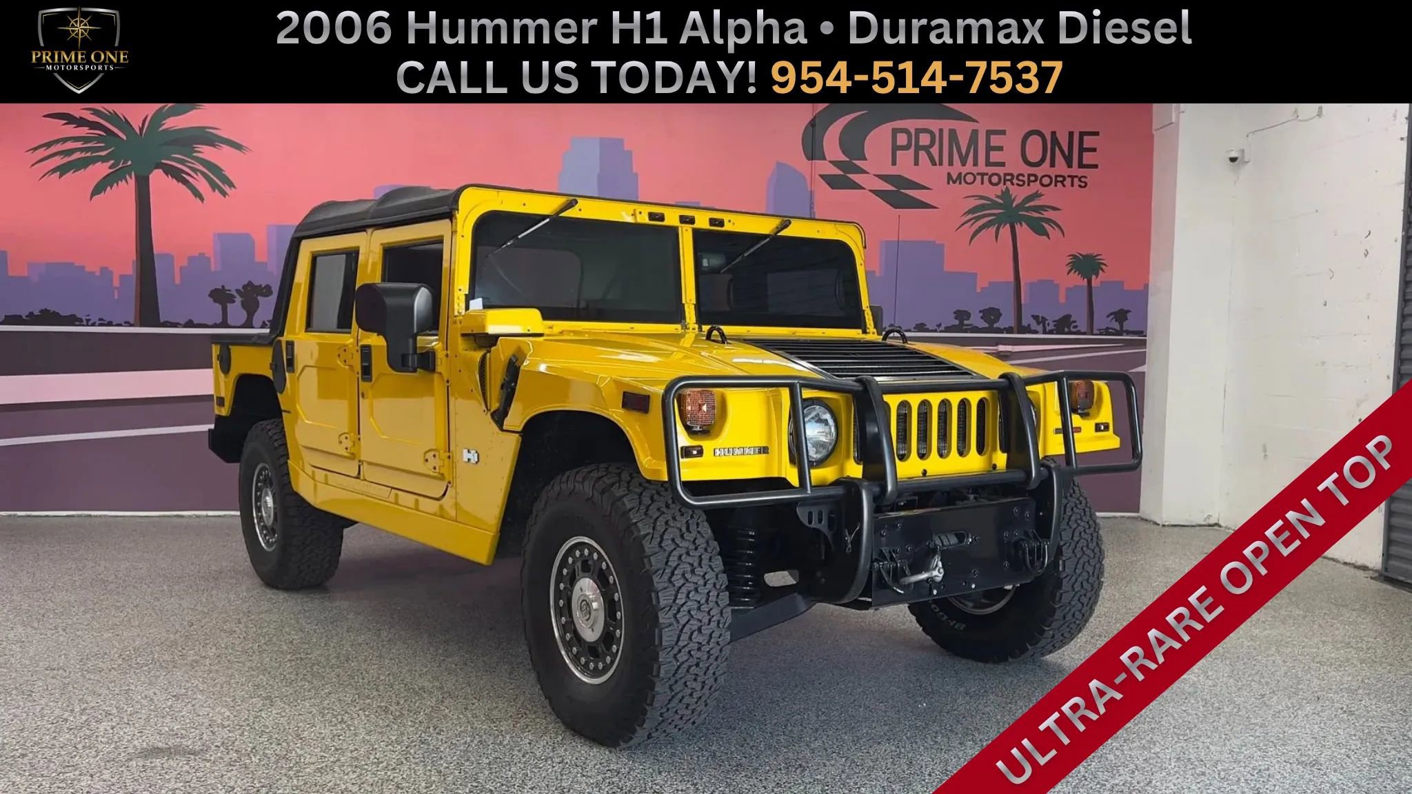 Used 2006 HUMMER H1 4-Door Open Top