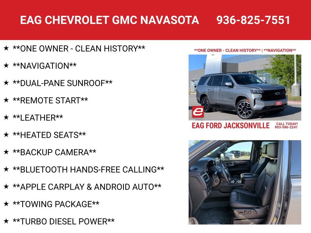 Used 2023 Chevrolet Tahoe RST w/ Luxury Package AWD/4WD image 4
