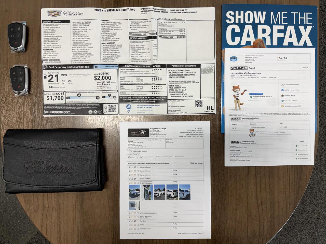 Used 2022 Cadillac XT6 Premium Luxury AWD/4WD image 60