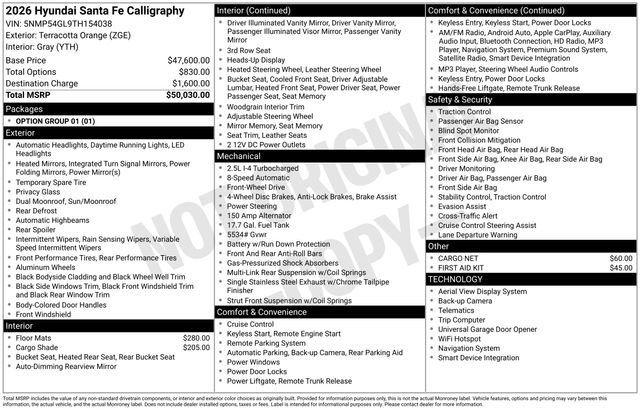 New 2026 Hyundai Santa Fe Calligraphy FWD image 35